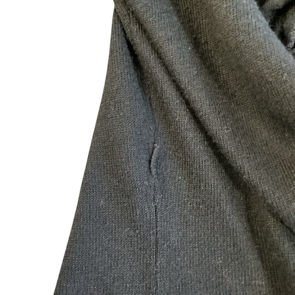 Merona Black Layered Ruffle Collar Cardigan Sweater, Size Small Feminine - Picture 8 of 10